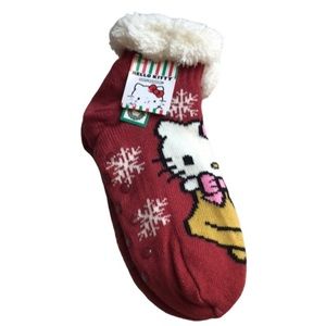 Hello Kitty Cozy Warmers Slipper Socks